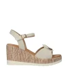 Yasmine Sandalo zeppa 48811 White