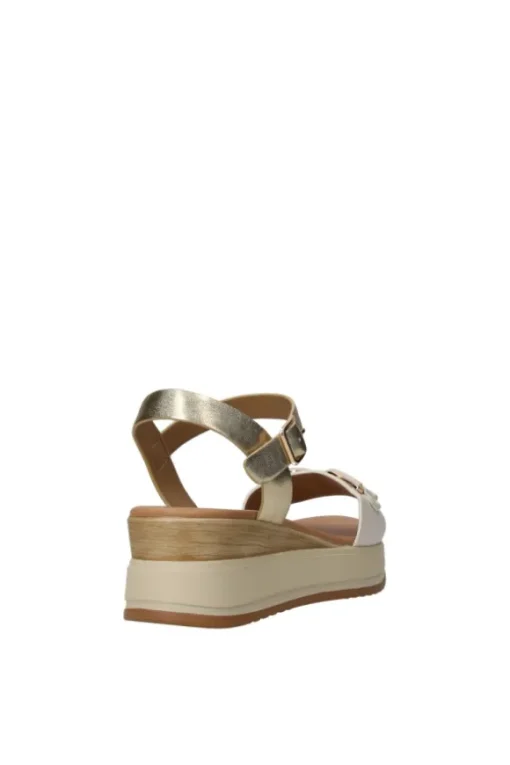 Yasmine Sandalo zeppa 48816 White